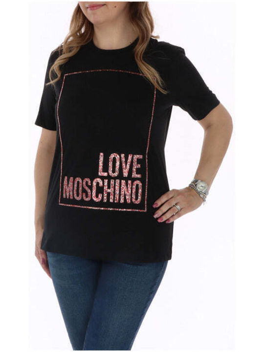 Moschino Γυναικείο T-shirt Μαύρο
