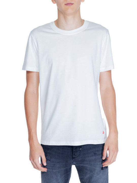 Peuterey Herren T-Shirt Kurzarm Weiß