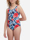 Firefly Kids Swimwear One-Piece Navy Blue