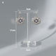 Acrylic Earring Display Stand Transparent 11cm 1 piece