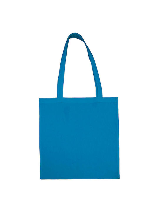 Τσάντα Ώμου με Μακριές Λαβές | 3842-LH | Cotton Bag LH Mid Blue