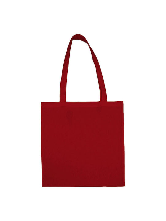 Τσάντα Ώμου με Μακριές Λαβές | 3842-LH | Cotton Bag LH Red