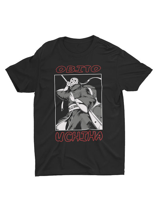 Naruto Obito Uchiha - Μαύρο Μπλουζάκι