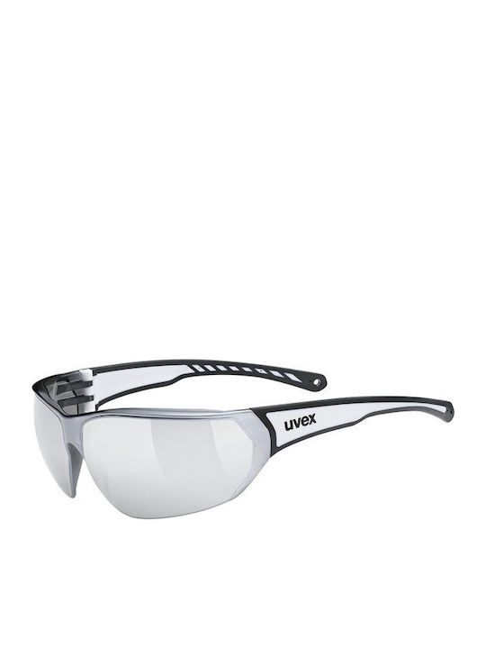 Uvex Sportstyle 204 Sonnenbrillen mit Gray Rahmen und Silber Spiegel Linse S5305252815