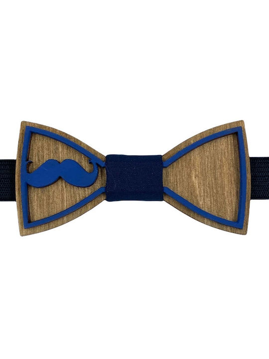 Children's Bow Tie Wooden 3D Edition Walnut Bow Tie Bonjour Bebe "0012"