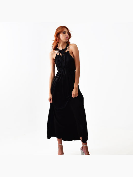 ROCHIE MAXI IMATIO CU DETALII TRICOTATE - 80596HANDMADE.33