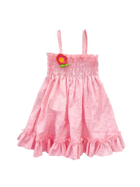 Baby Train Dress/Lace Pink