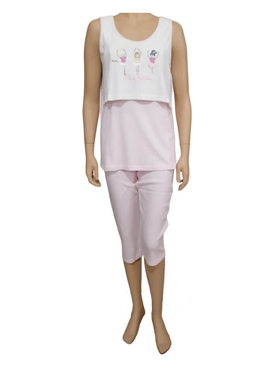 WOMEN'S NURSING PAJAMAS WITH CAPE JEANETTE 622 4271-8377 - PINK