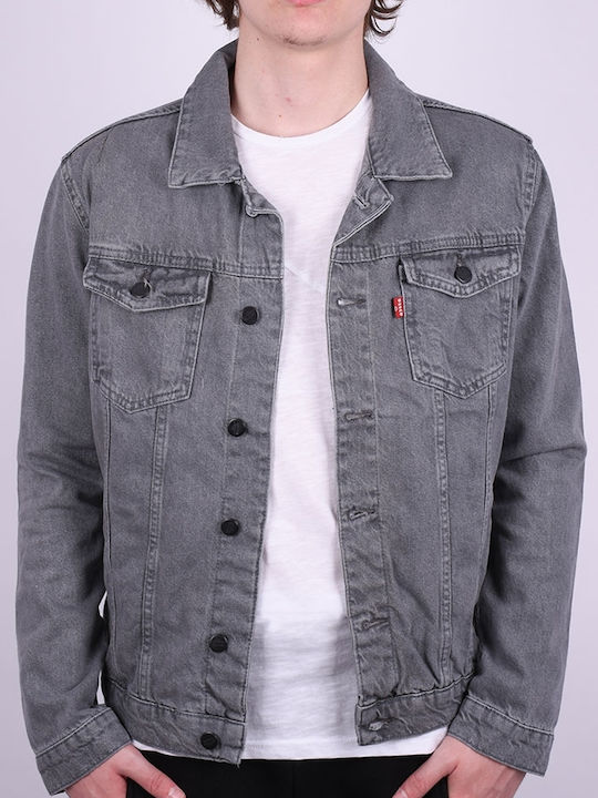 Men's Denim Jacket Grey Grey