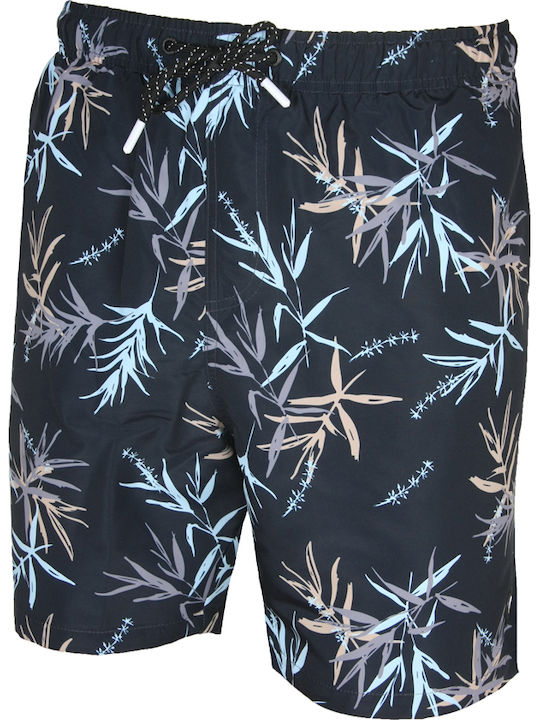 Men's Swimwear Bermuda Navy with Patterns