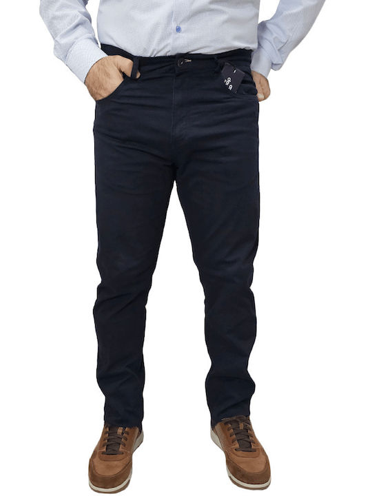 Pantaloni Elastic cu Croială Normală Marina