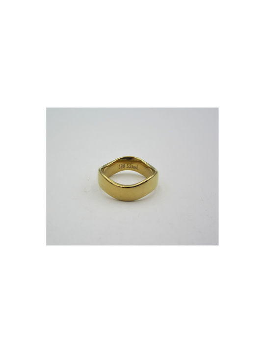 Steel Ring Gold 5mm 1 piece