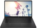 HP 17T-CN300 17.3" (i5-1335U/8GB/256GB SSD/W11 Home) Jet Black (US Keyboard)