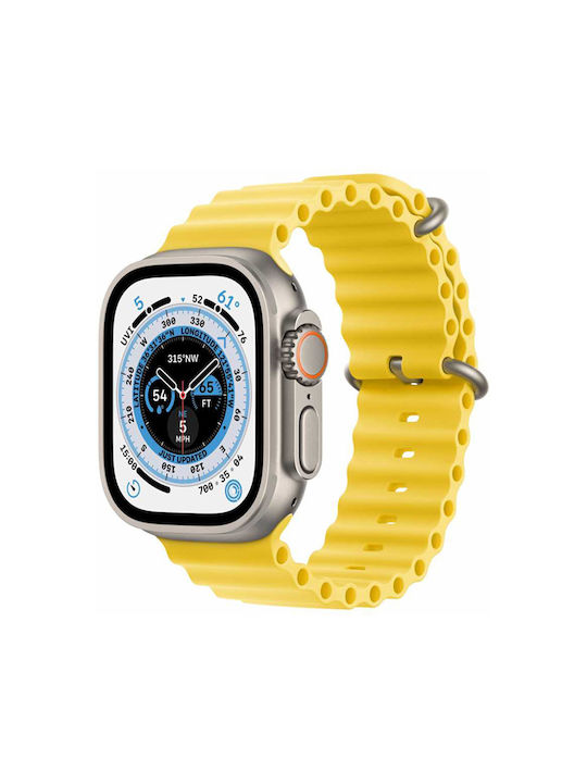 Orso Strap Silicone Yellow (Apple Watch 44/45/46mm/Ultra 49mm)