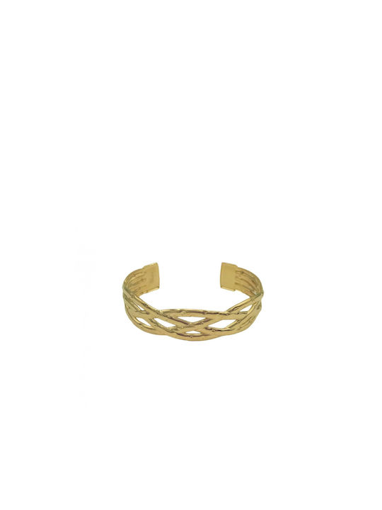 Stainless Steel Bracelet Gold 15mm 1 piece