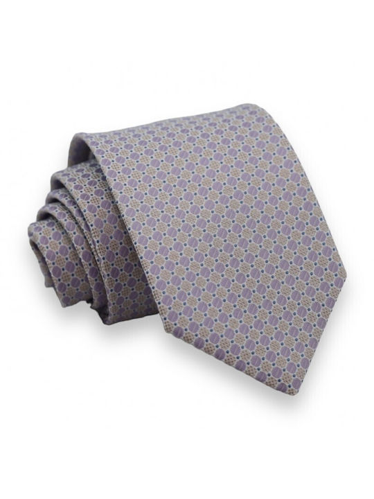 Erika Men's Tie Knitted Beige/Lilac Round