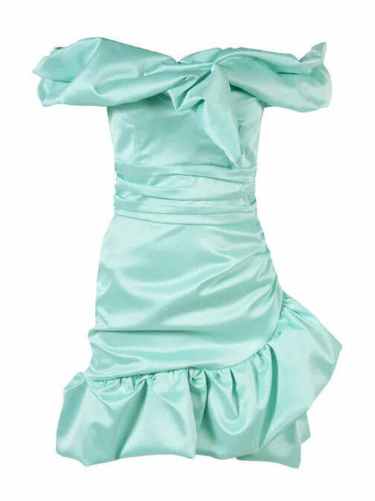 Schulterfreies Minikleid