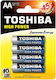Toshiba Αλκαλικές Μπαταρίες AA 1.5V 4τμχ