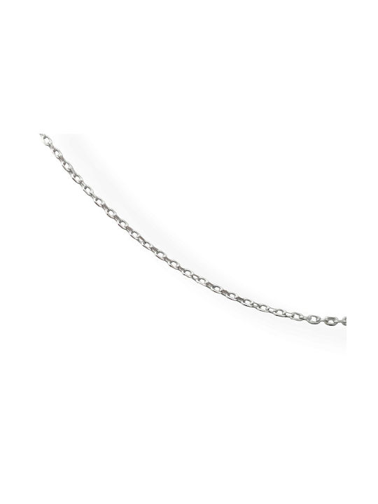 Silver 925' Rhodium-Plated Chain 45cm 1pc