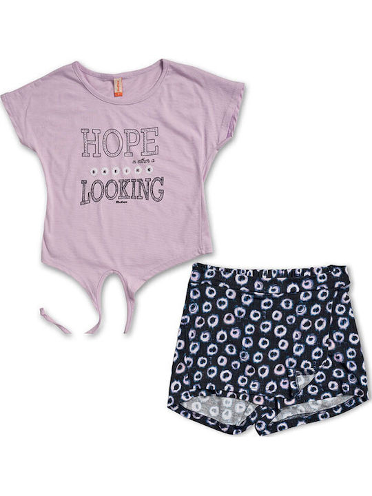 Reflex Kinder-Set mit Shorts Sommer 2Stück Pink