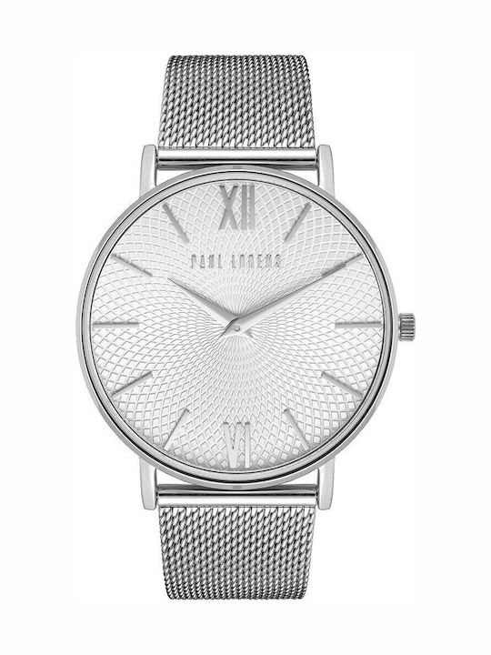 Paul Lorens Γυναικείο Ρολόι 40mm Μπαταρίας με Ασημί Μεταλλικό Μπρασελέ