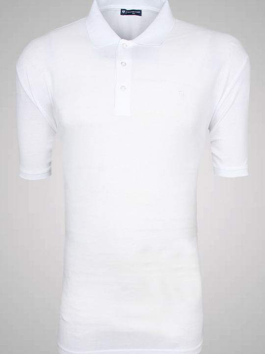 Polo Short Sleeve Blouse White
