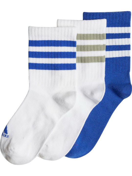adidas Παιδικές Κάλτσες Αθλητικές Crew Λευκό 3 ...