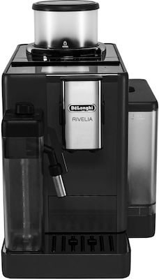 De'Longhi Rivelia EXAM440.55.B Automatische Espressomaschine 1450W Druck 19bar mit Mahlwerk Onyx Black