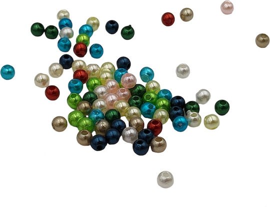 Acryl Perlen & Pailletten Bunte 500Stück 4mm
