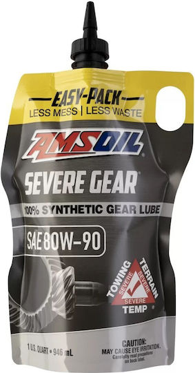 Amsoil Severe Gear Масло За Автомобил За Ръчна Скоростна Кутия И Диференциал 80W-90 0.94л