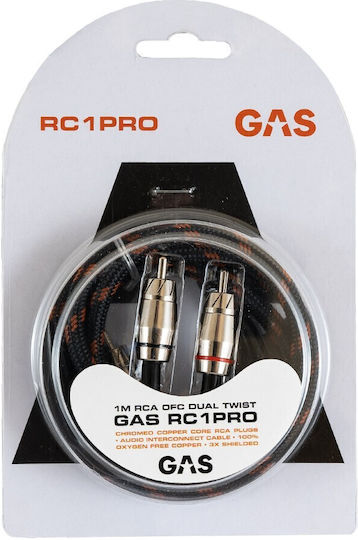 RCA Cable RCA male - RCA male 1m RC1PRO