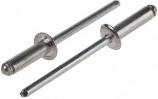 MTX Πριτσίνια Αλουμινίου M4.8x8mm 50τμχ