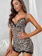 Merry See Summer Women's Nightdress Leopard