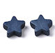 Holz Perlen & Pailletten Blaue 10Stück 15mm