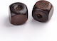 Holz Perlen & Pailletten Braune 100Stück 10mm