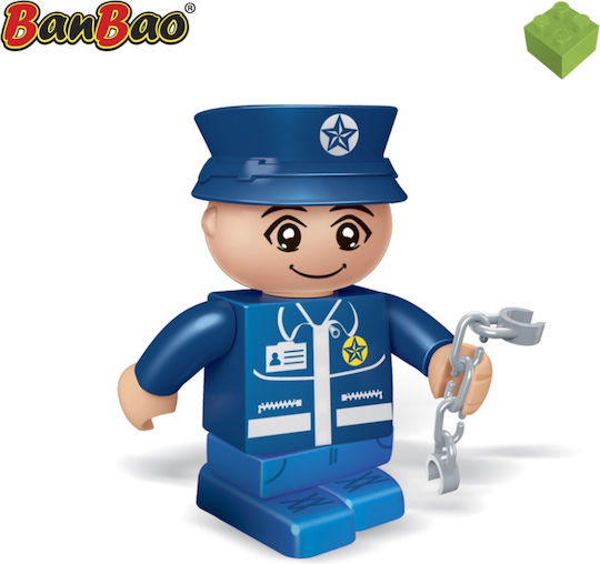 Banbao Blocuri Policeman pentru 4+ Ani 1buc