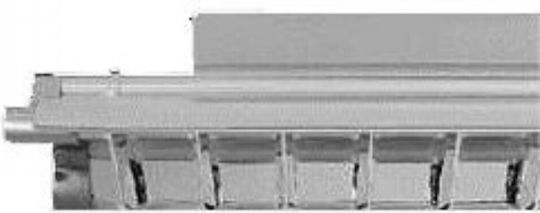 DIL FL-T5(E) Fluorescent Ceiling Light T5 Shape for G5 Base L60xD10xH9.3cm