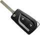 Toyota Car Key Shell with Blade with 2 Buttons for Toyota