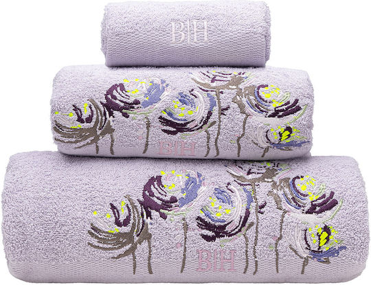 Beauty Home Handtuch-Set 3 Stück Art 3396 Flieder