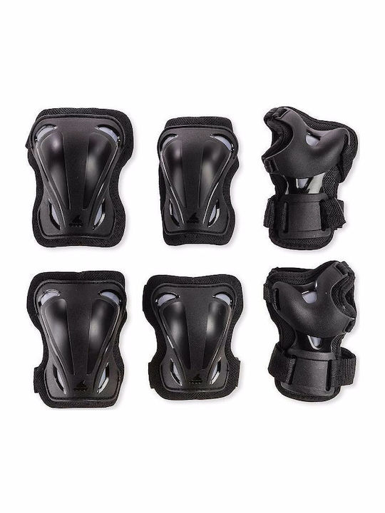 Rollerblade 3 Pack Σετ Προστατευτικών για Rollers Μαύρο