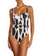 One-Piece Swimsuit Colour contrast