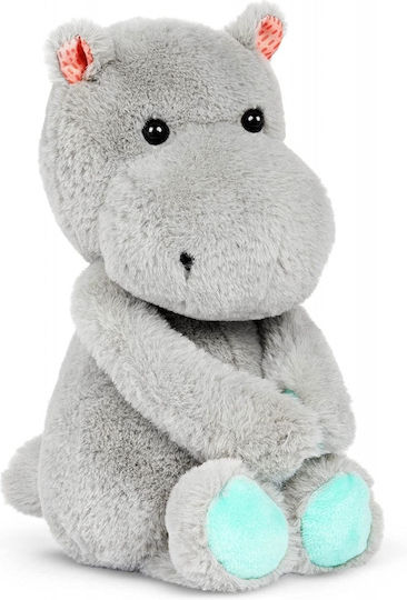 Plush Toy Battat Hippopotamus 30 Cm Gray