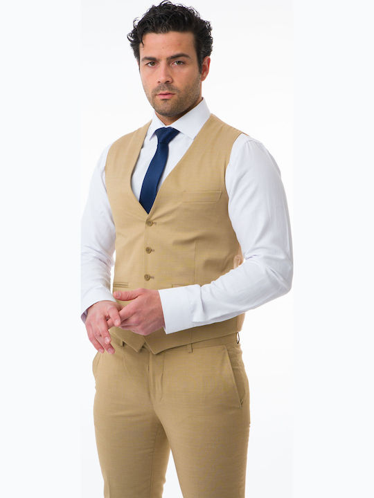 Men's Vest Beige