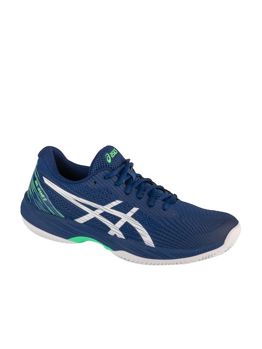 ASICS Men's Tennis Shoes for Clay Courts Blue