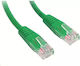 PremiumCord U/UTP Cat.6 (Gigabit) Καλώδιο Δικτύου Ethernet 1m Πράσινο