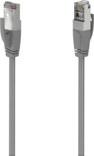 HAMA F/UTP Cat.5e (Gigabit) Мрежов Кабел Ethernet 10м Сив