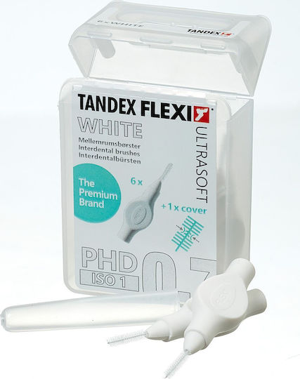 Tandex Flexi Periuțe Interdentare 2.5mm Λευκά 6buc