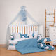 abo Baby Crib Bedding Set Sky Blue 9pcs Sky Blue
