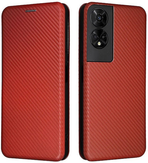 Carbon Fiber Book Brown (TCL 50 5G)