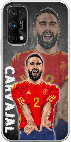 Euro 2024 Dani Carvajal Realme 7 5g Flexible Tpu Transparent Silicone